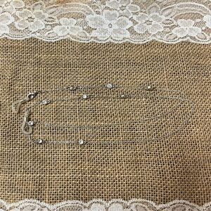 Elegant Silver glasses chain with Crystal Accents FREE WITH PURCHASE